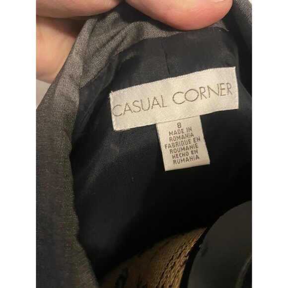 Casual Corner steel grey suit - Picture 4 of 6